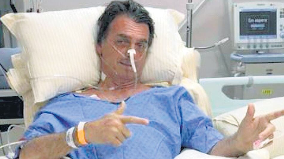Bolsonaro fue operado del intestino la semana pasada.