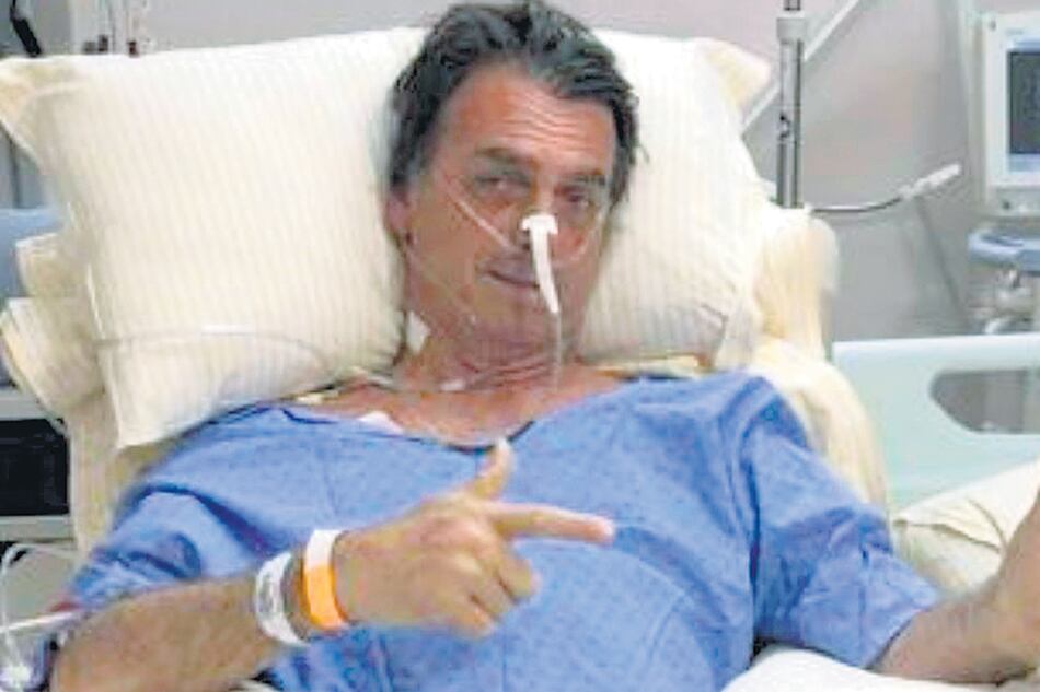 Bolsonaro fue operado del intestino la semana pasada.