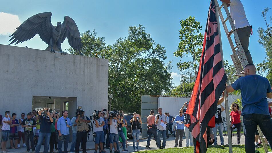 Las instalaciones de Ninho do Urubu, en Río de Janeiro, donde ocurrió el incendio.