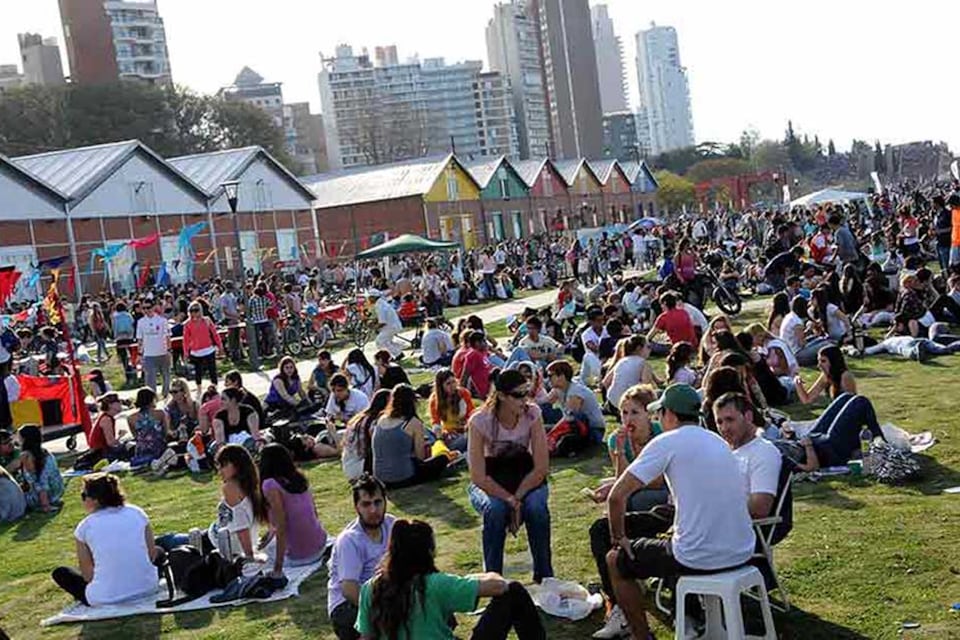 Una postal muy común otros años, irrepetible en este impensado 2020.