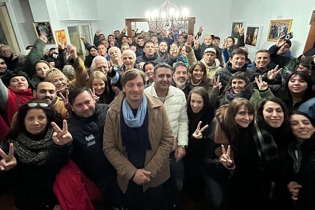 Los militantes se reunieron en la histórica casa de Gaspar Campos 1065.