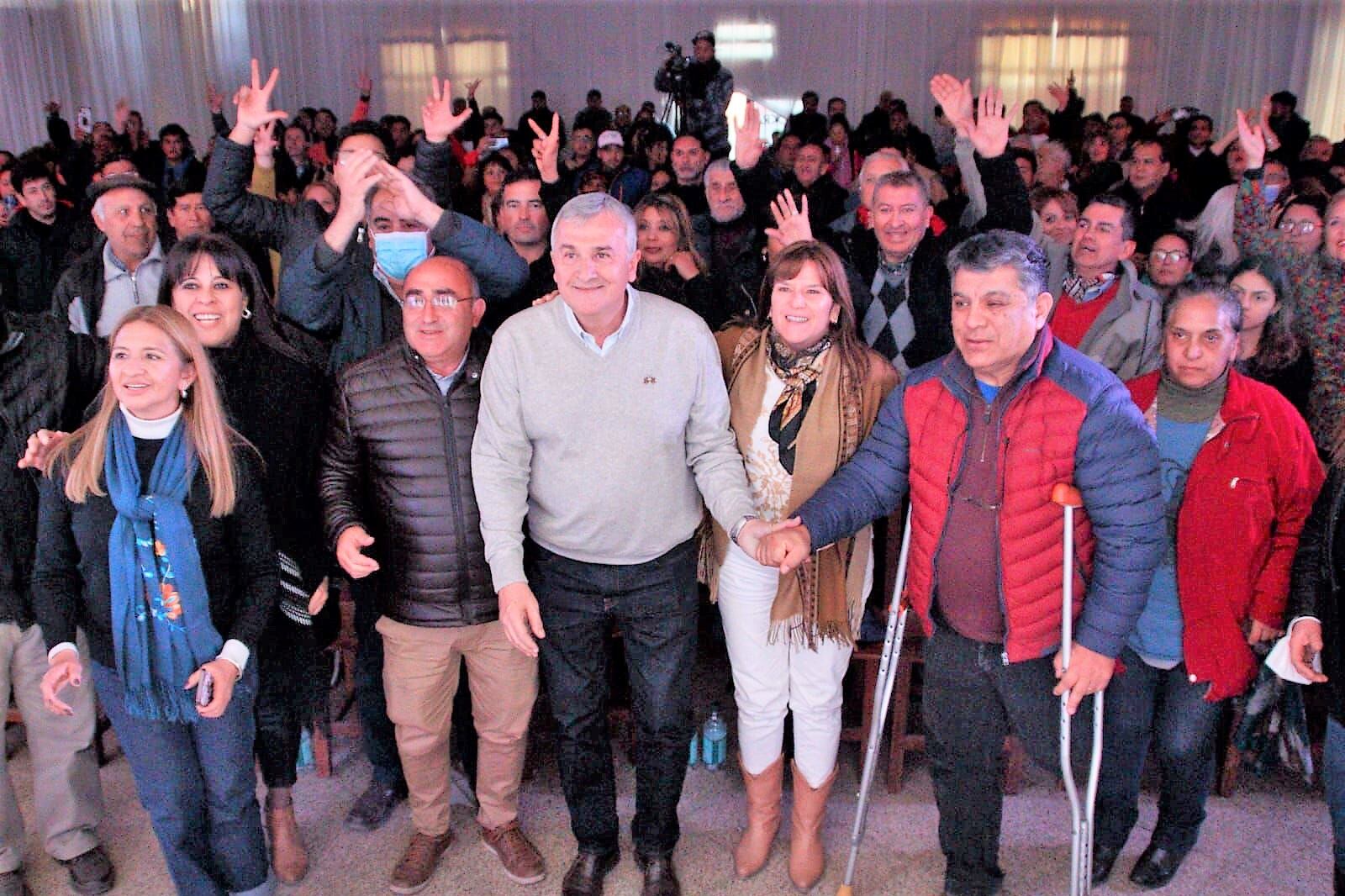 Gerardo Morales en Chilecito.