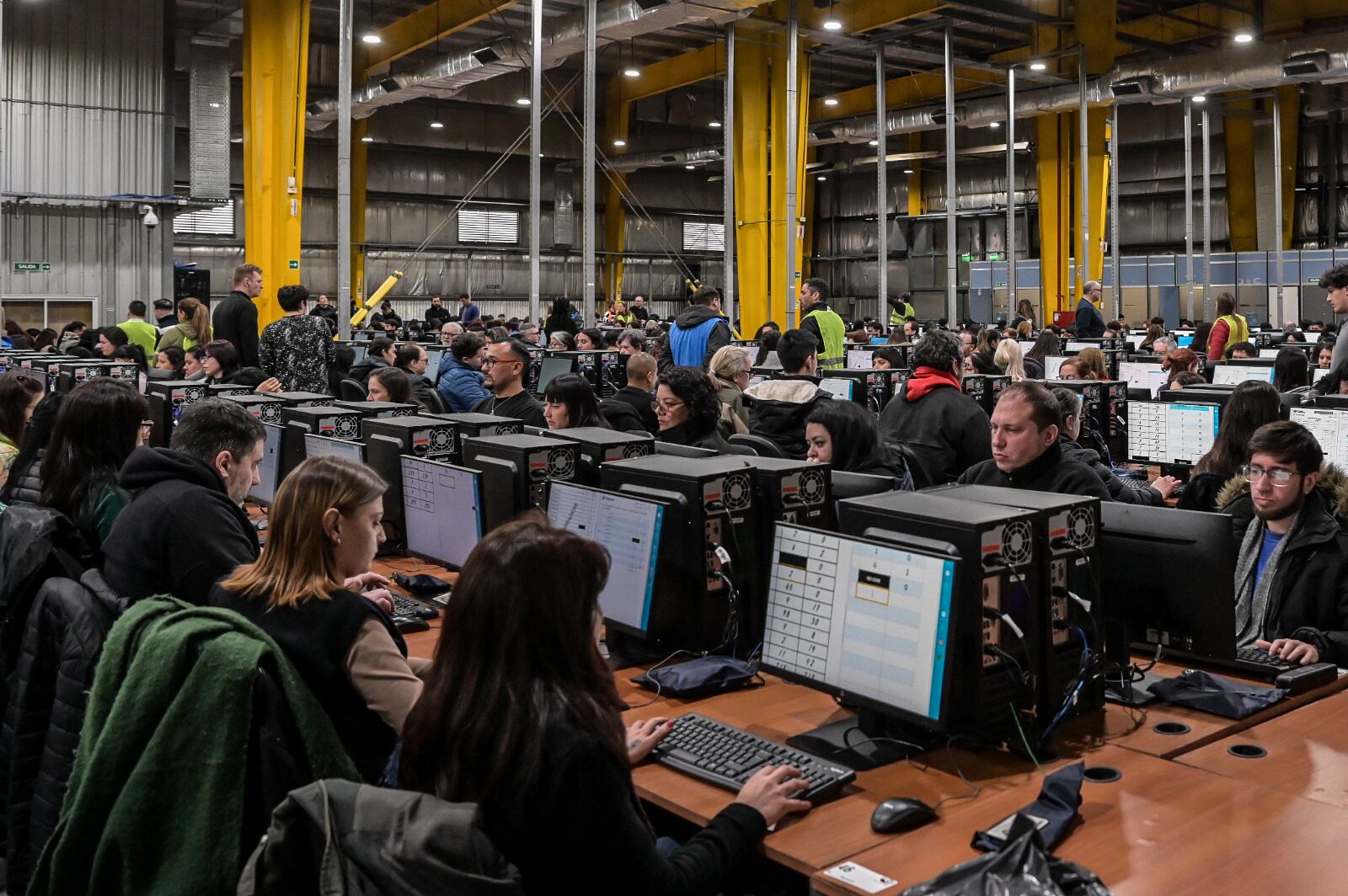 El Correo Argentino llevó a cabo el simulacro en Monte Grande.