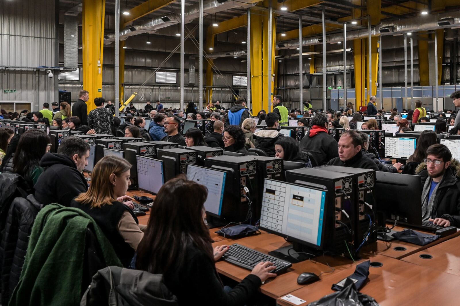 El Correo Argentino llevó a cabo el simulacro en Monte Grande.