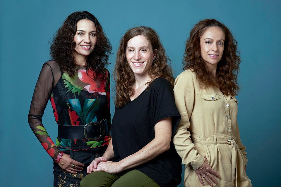 Estrella Zapatero, la directora Ana Scannapieco y Piedad Montero.