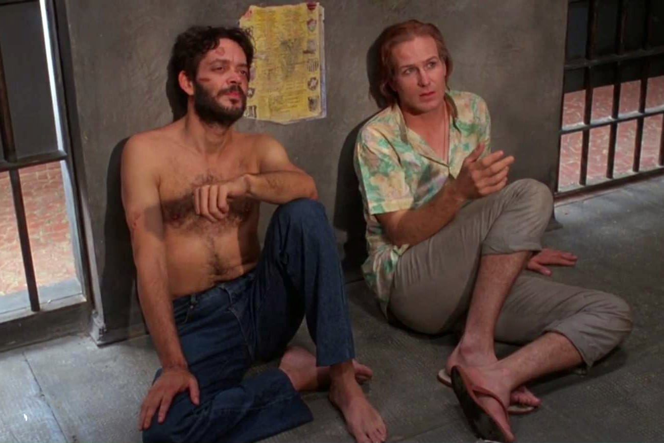 Juliá junto a William Hurt, quien ganó el Oscar y lo dedicó a su compañero