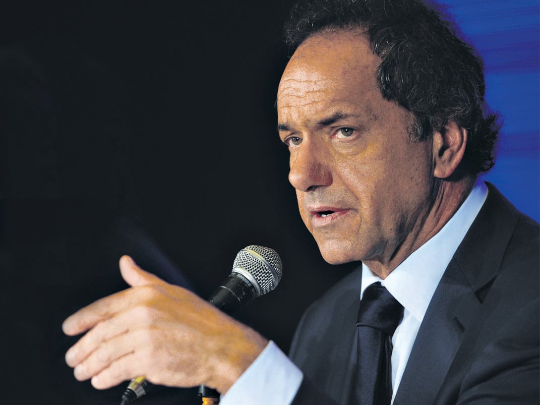 El ex gobernador de la provincia de Buenos Aires Daniel Scioli.