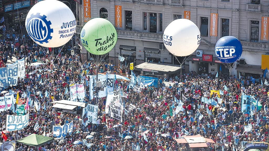 “La expresión de los trabajadores en la calle va a ser multitudinaria”, consideran en la CGT.