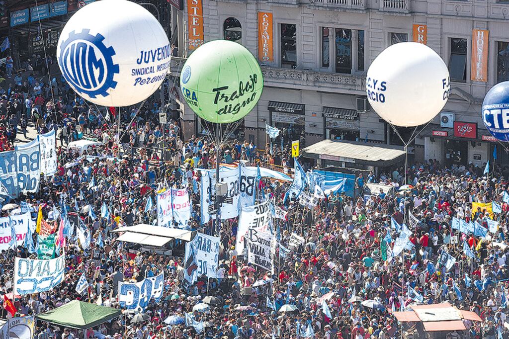“La expresión de los trabajadores en la calle va a ser multitudinaria”, consideran en la CGT.