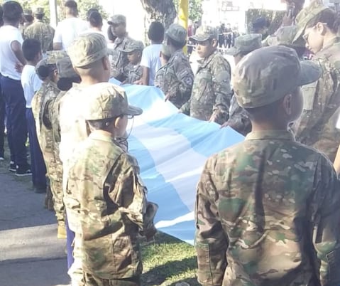 En el acto por la Batalla de Salta, el 20 de febrero.