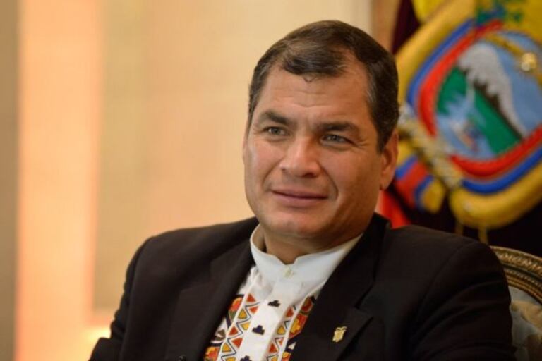 Rafael Correa se mostró muy confiado de cara a la segunda vuelta.