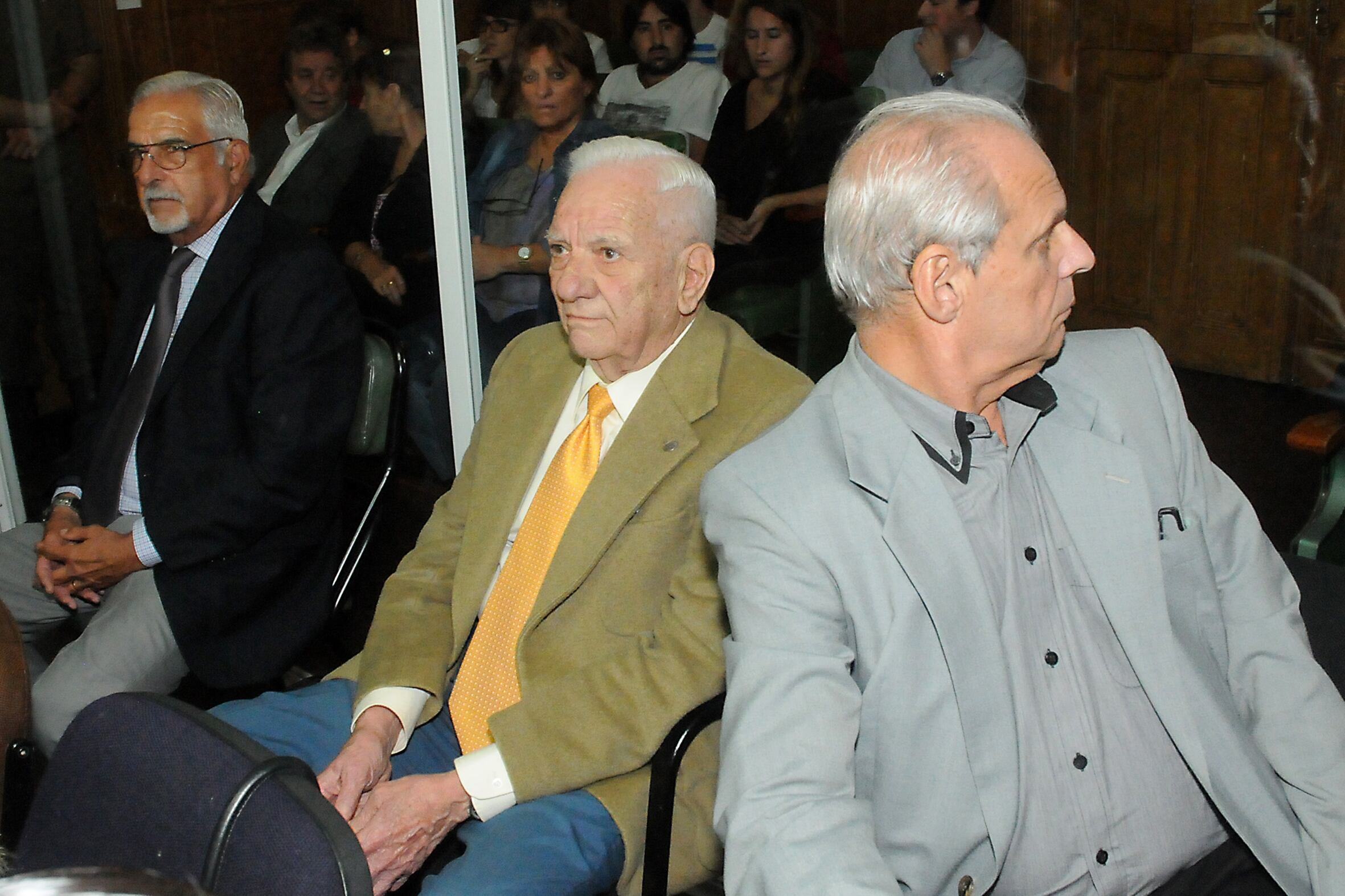 Maderna, Cervera y Rodríguez cuando fueron a juicio en el año 2013.