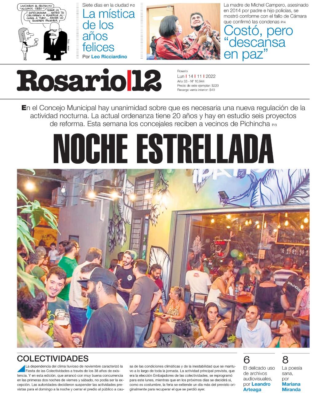 Cambio de paradigma en nocturnidad y algo más - 13/11/2022