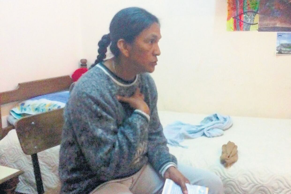 Milagro Sala estuvo internada en la Clínica Los Lapachos de la capital jujeña.