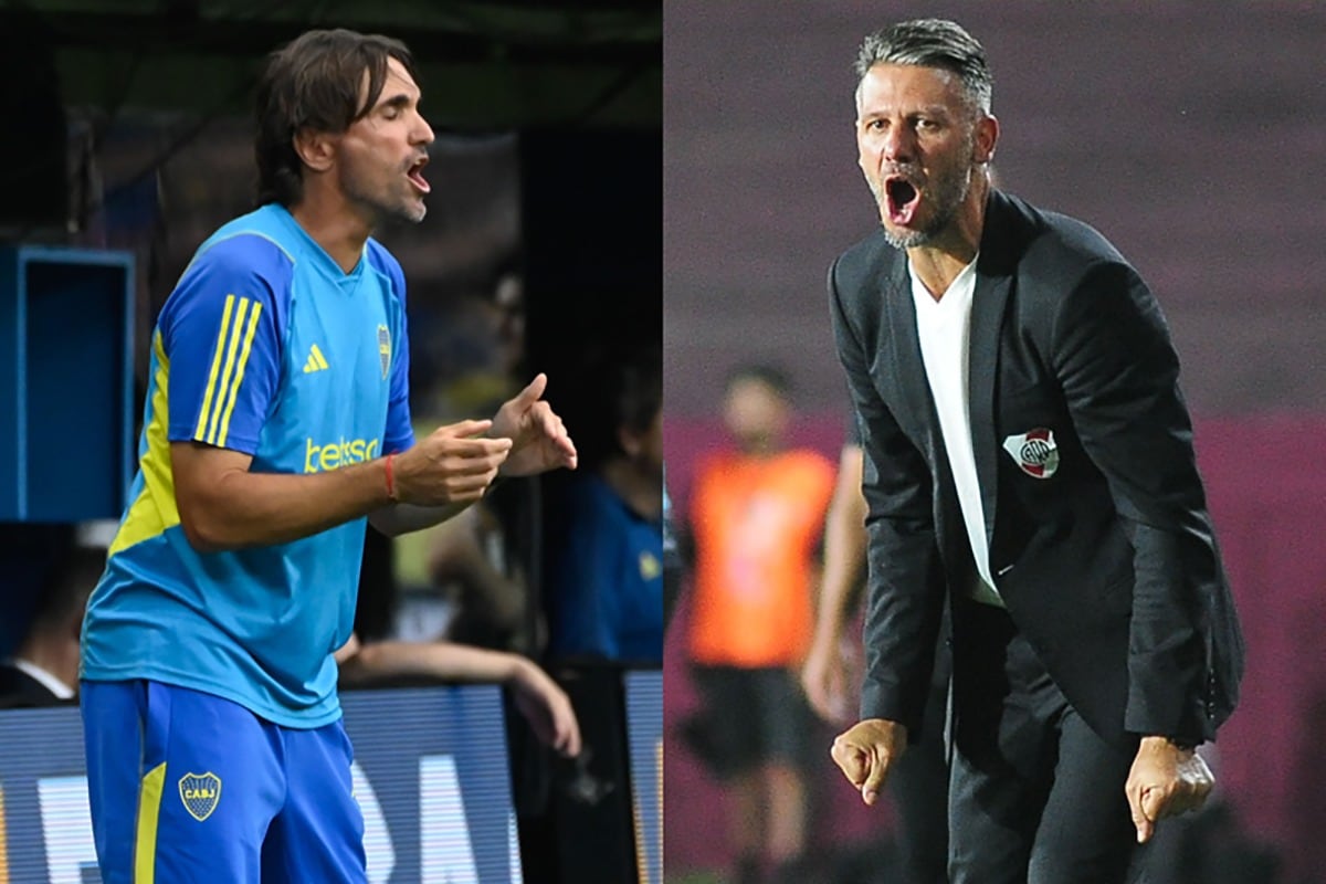 Diego Martínez y un arranque a fuego lento de su nuevo Boca. Lo de Demichelis y River es más contundente.