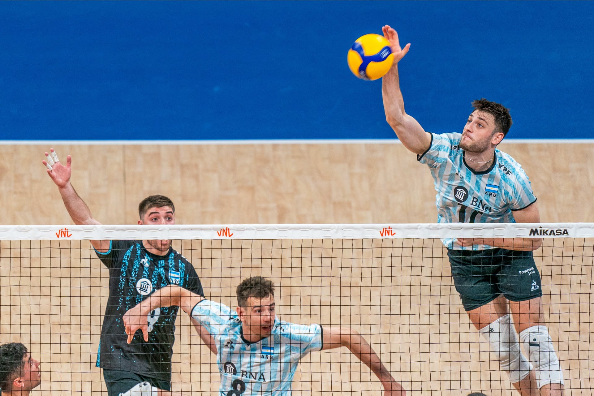 Argentina enfrenta a Bulgaria por la Liga de Naciones de Vóley.