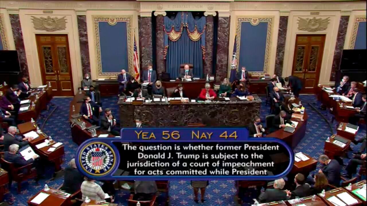 Segundo día de juicio político a Trump.