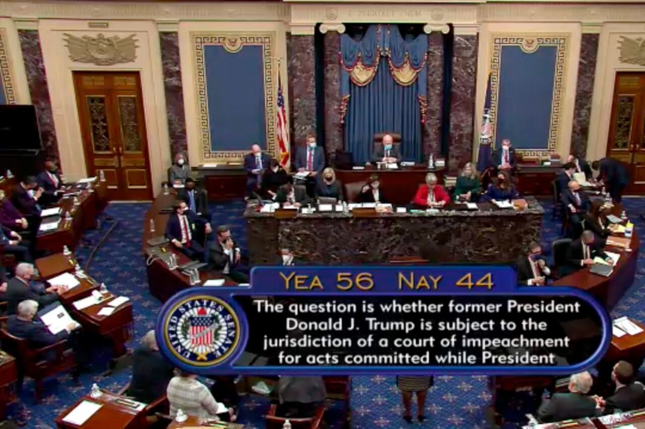 Segundo día de juicio político a Trump.