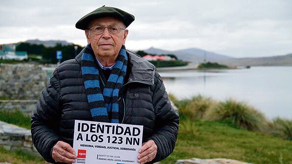 Tenembaum fue en 2017 a Malvinas.