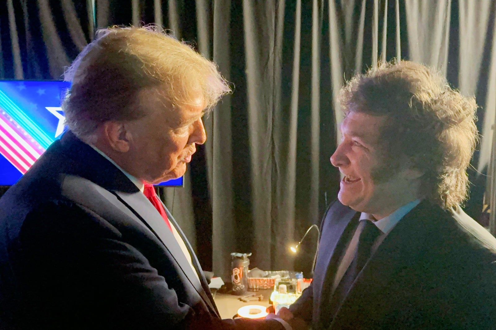 "Me gustan más los republicanos y me cae mejor Donald Trump", dijo Milei este viernes.