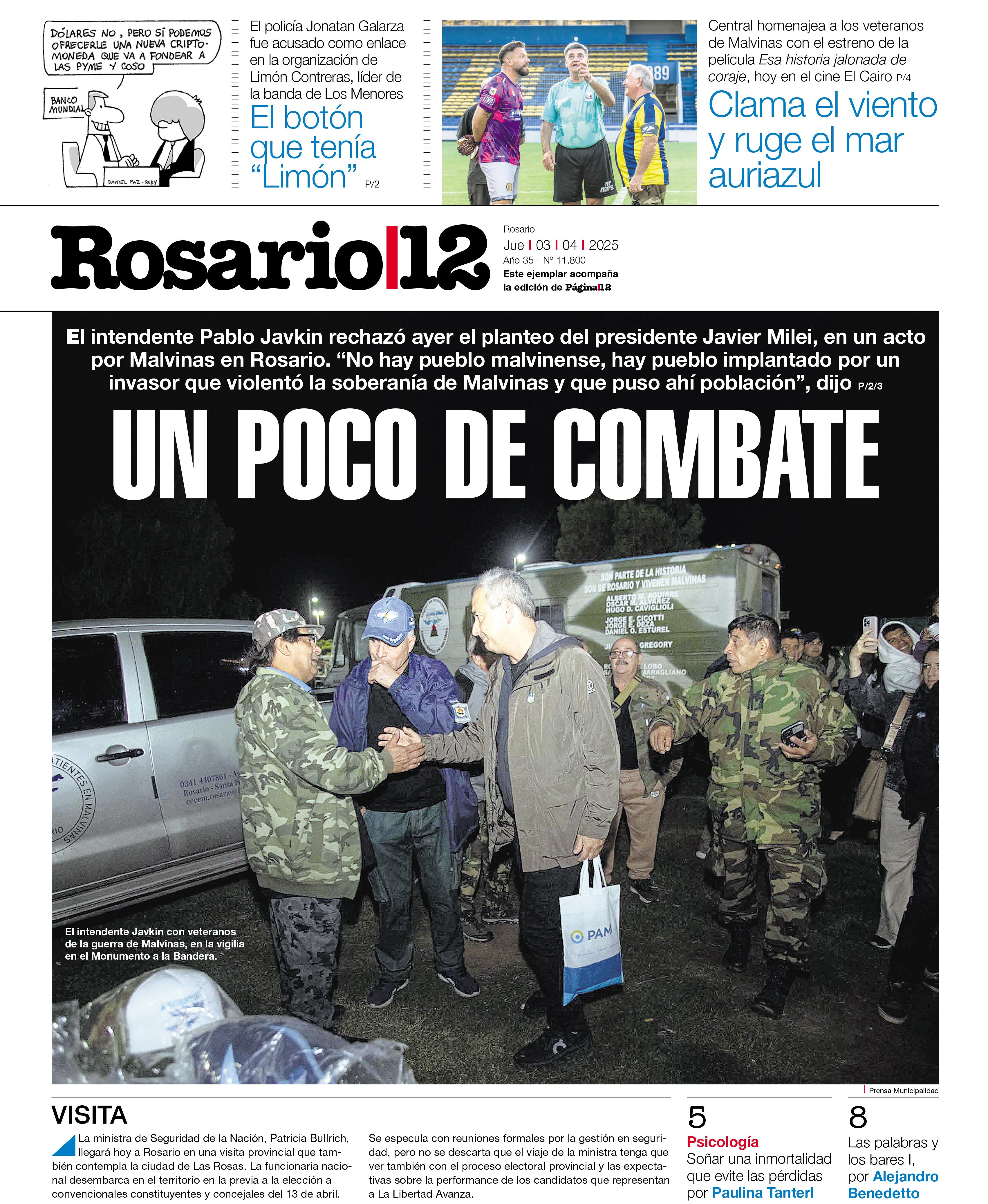 "No hay pueblo malvinense, hay pueblo invasor" - 02/04/2025