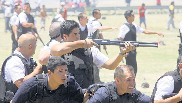El desalojo del Parque Indoamericano se produjo el 7 de diciembre de 2010 al anochecer.