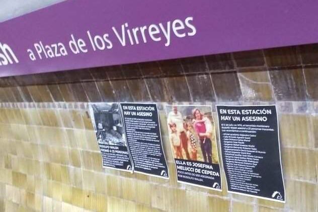 La vandalización de la estación Rodolfo Walsh del subte D fue solo uno de los capítulos de la avanzada. 