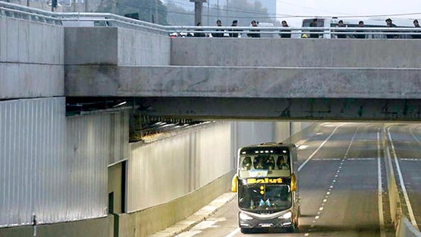 Una captura del video que se viralizó ayer en cuestión de segundos.