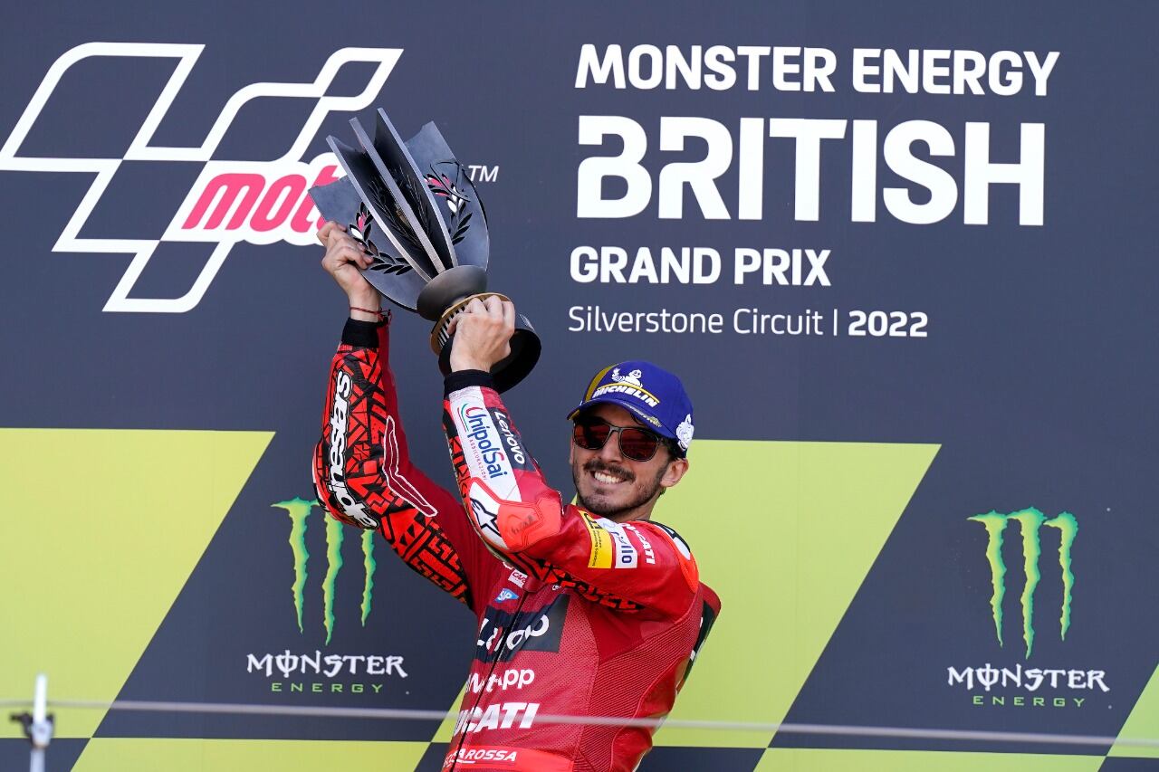 El italiano Francesco Bagnaia (Ducati) ganó su cuarta carrera de la temporada