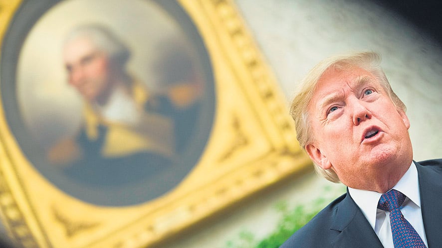 Trump instó a “mantener seguro” el país vetando la inmigración.