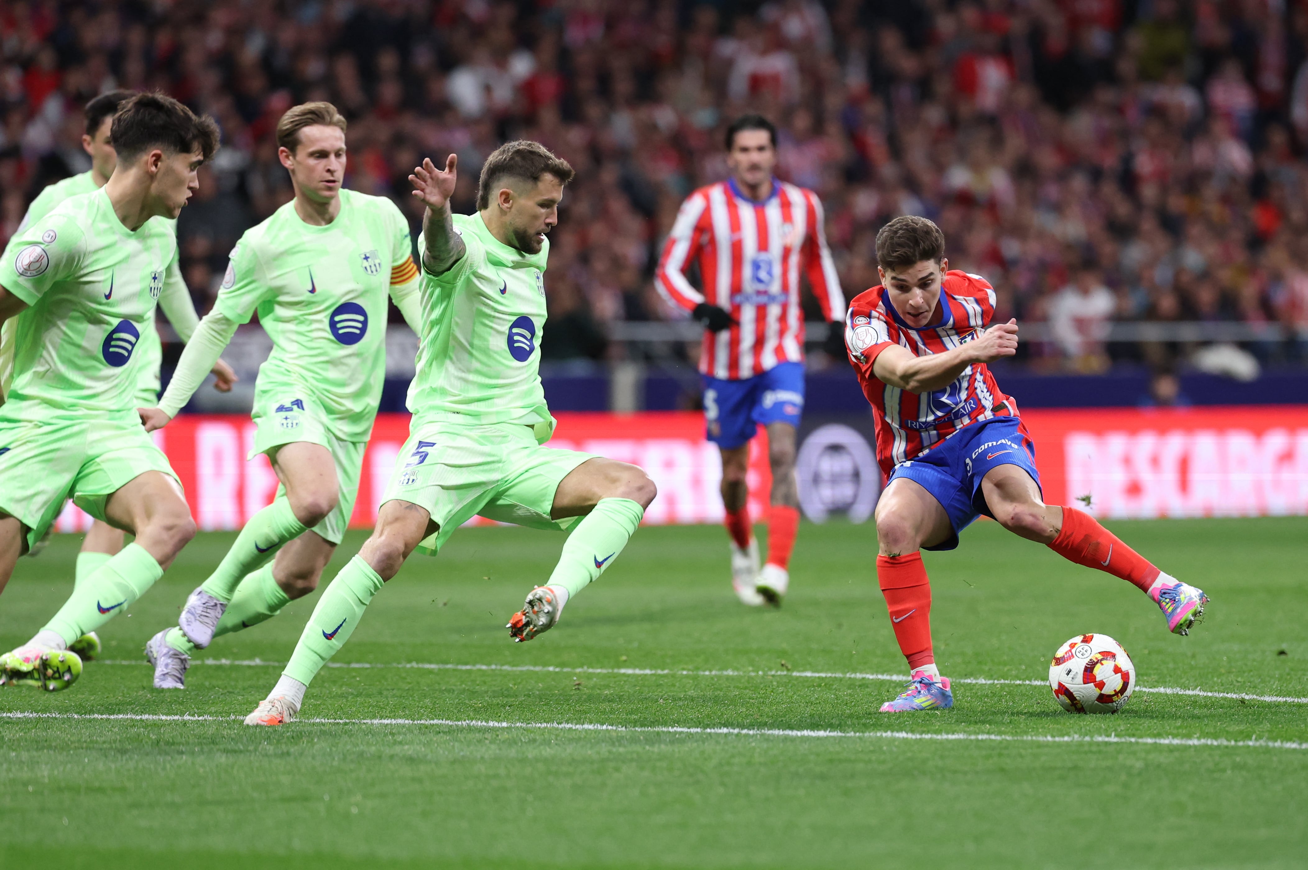 Julián no pudo destacarse como en otras ocasiones.