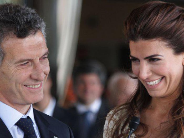 El presidente Mauricio Macri y Juliana Awada.
