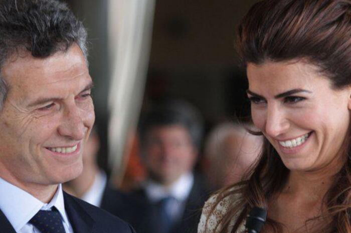 El presidente Mauricio Macri y Juliana Awada.
