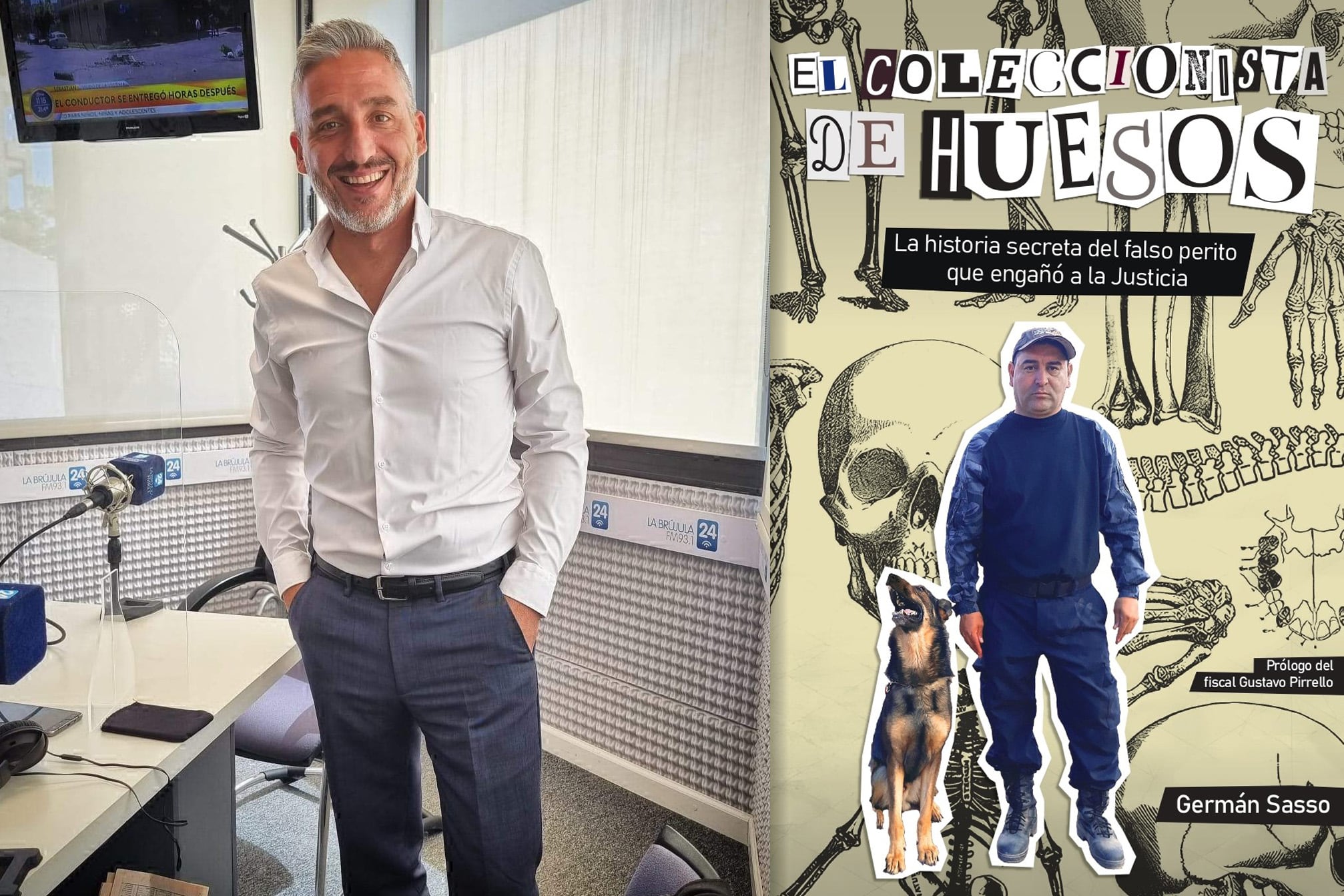 German Sasso, autor de El coleccionista de huesos.