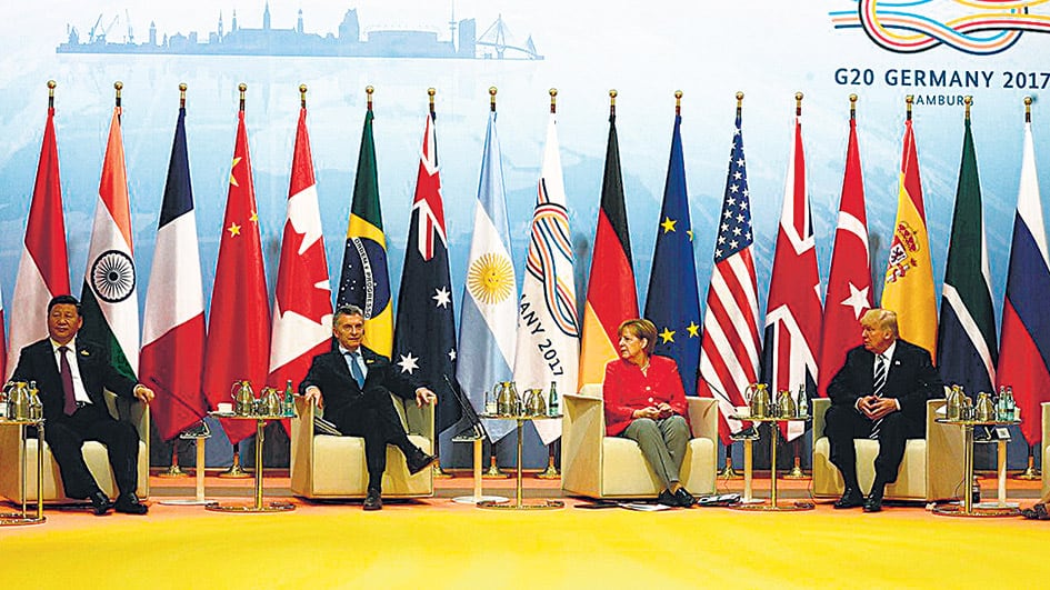 A Mauricio Macri le correspondió ayer estar al lado de Angela Merkel en todas las actividades.