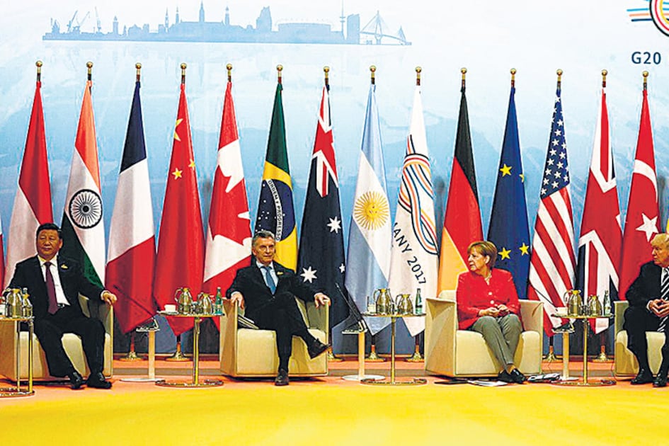 A Mauricio Macri le correspondió ayer estar al lado de Angela Merkel en todas las actividades.