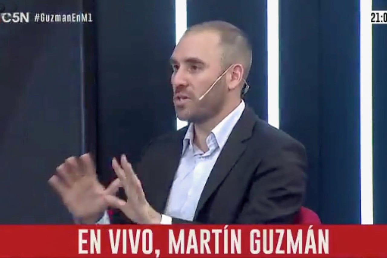 “Hay signos positivos en cuanto a la actividad económica", remarcó Guzmán.