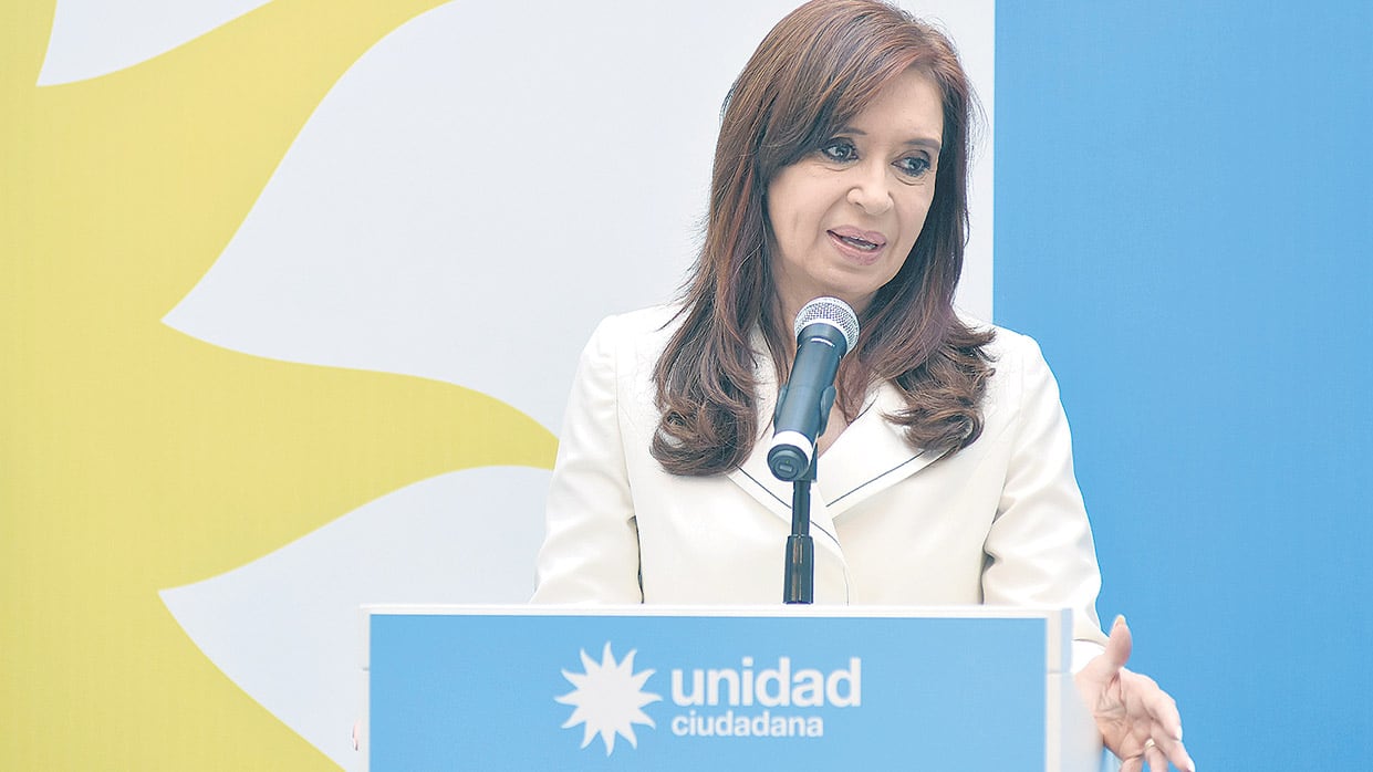 La ex presidenta Cristina Kirchner difundió el mensaje de UC en sus redes sociales.