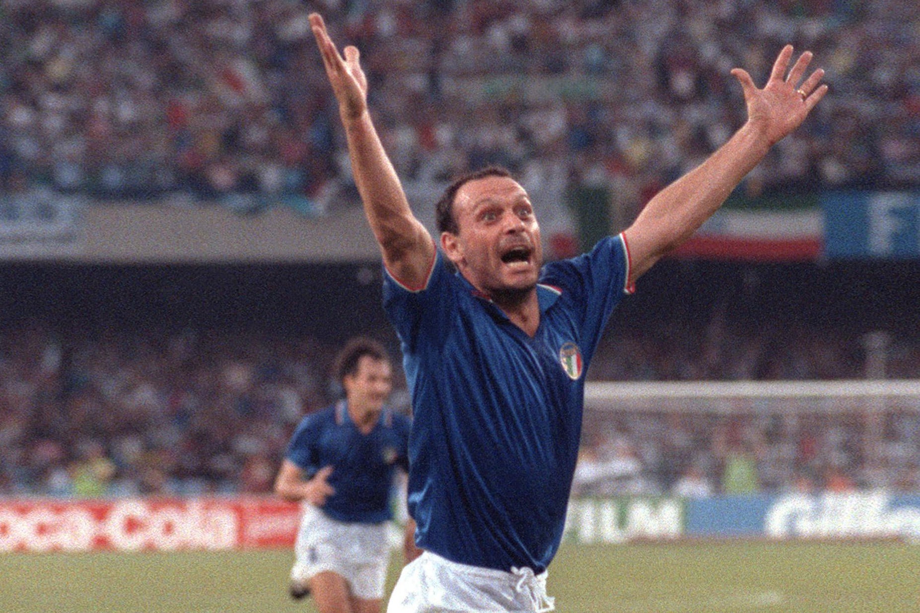Totó Schilaci, figura y goleador del Mundial de Italia '90.