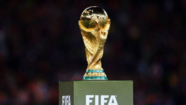 El trofeo de la Copa del Mundo.