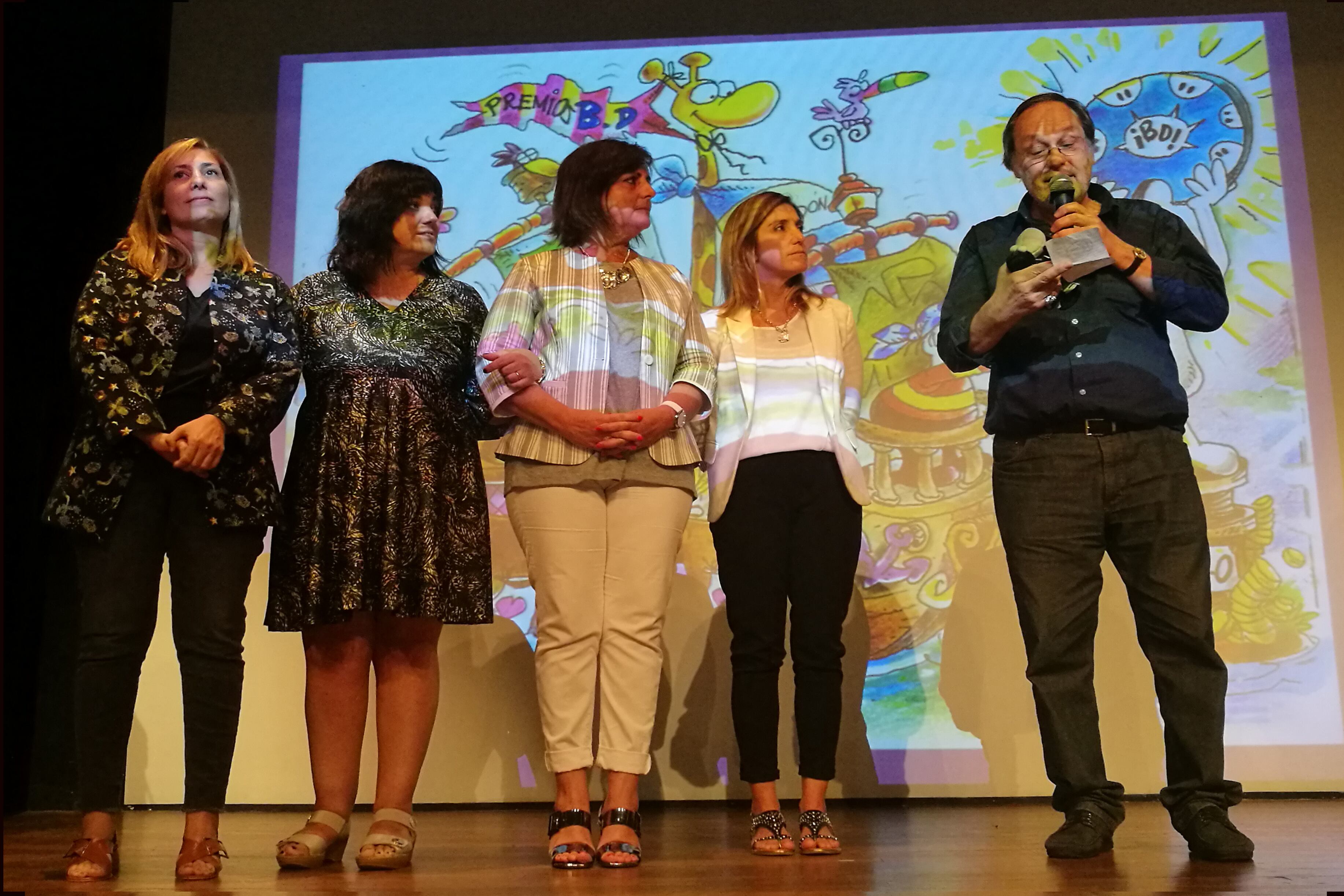 Clemente Montag entregó el premio a la Trayectoria a familiares de Mordillo.