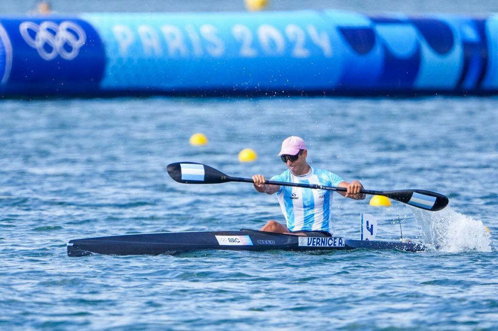 Agustín Vernice terminó con el segundo mejor tiempo del día.
