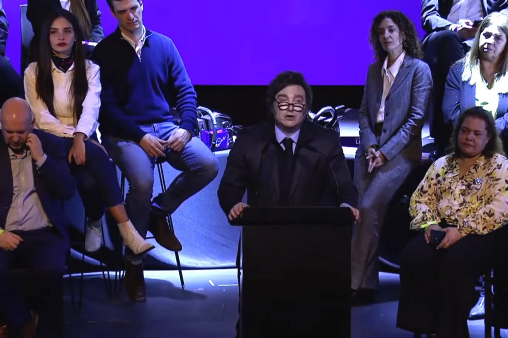 Javier Milei, en medio del acto de La Libertad Avanza en Junín, lanzó una frase polémica