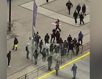 Agresión a Simón Boric / Captura de video