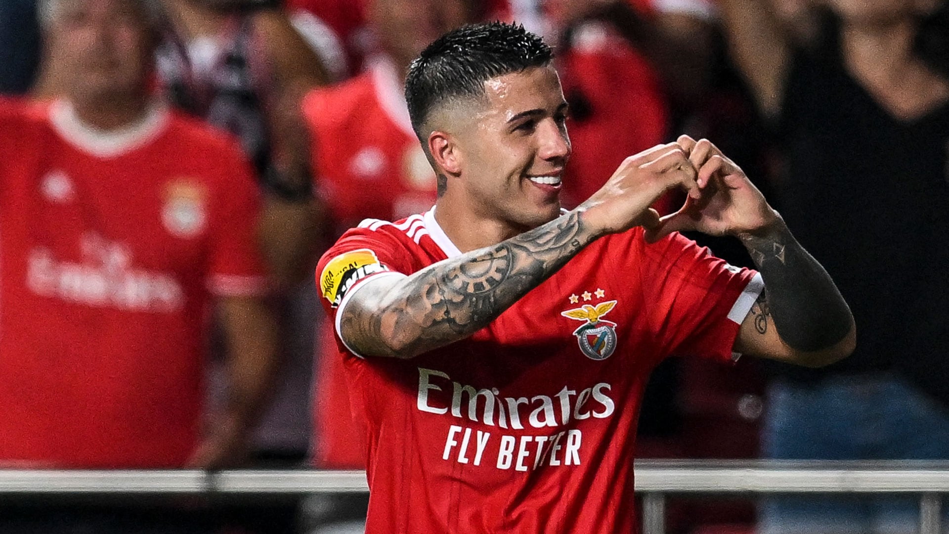 Enzo Fernández es una de las figuras del Benfica