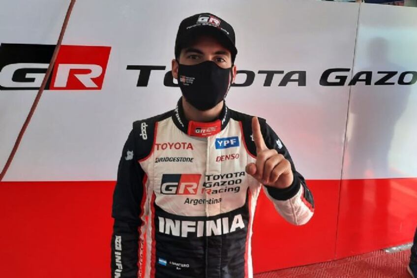 Santero se impuso de punta a punta.