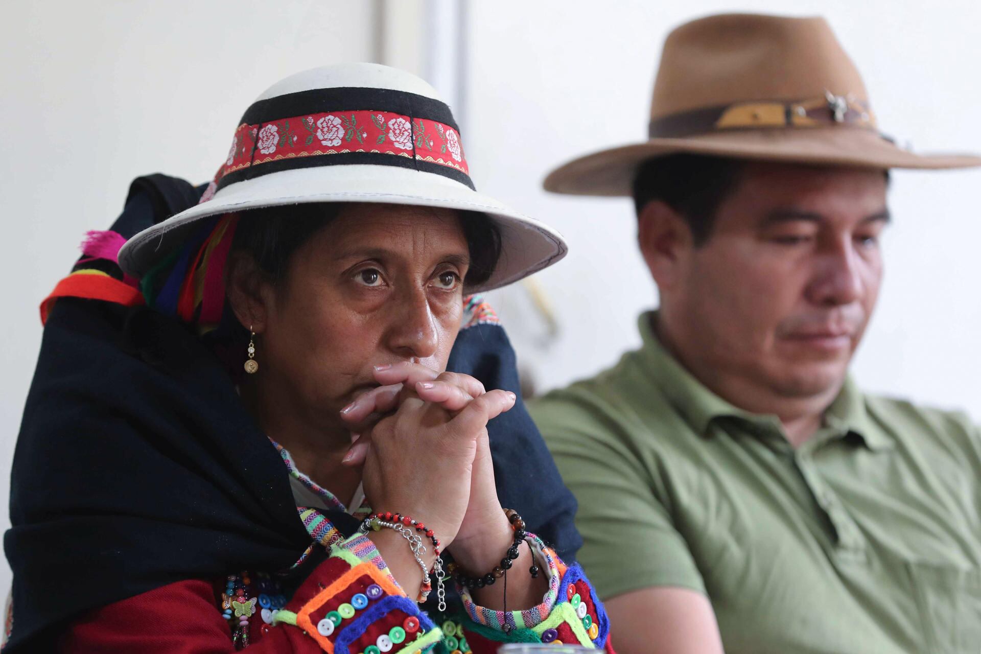 La líder comunal Lisbeth Abarca, una de las absueltas.