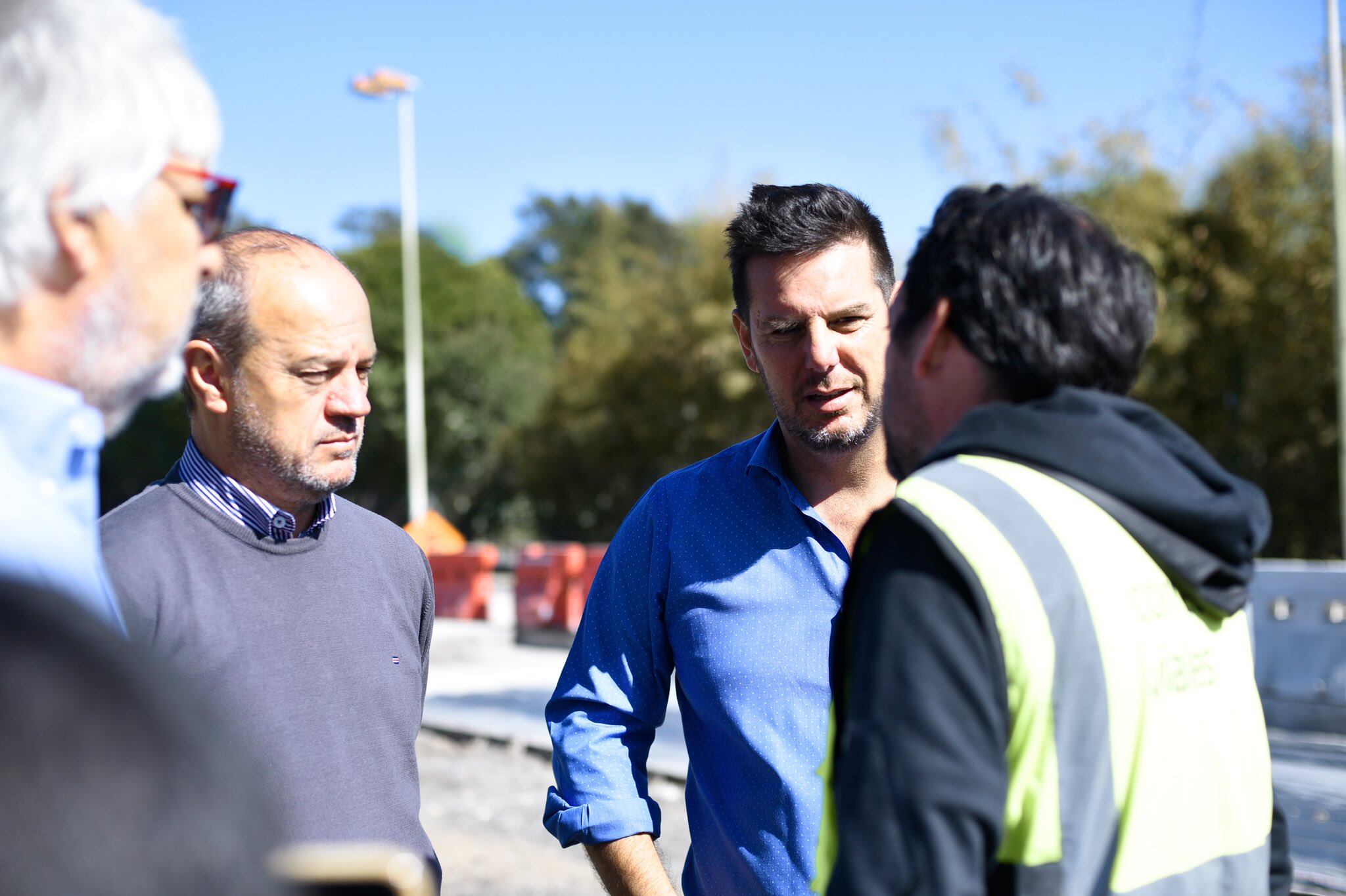 Gonzalo Atanasof, de camisa celeste. Administra el 80 por ciento de las rutas nacionales.