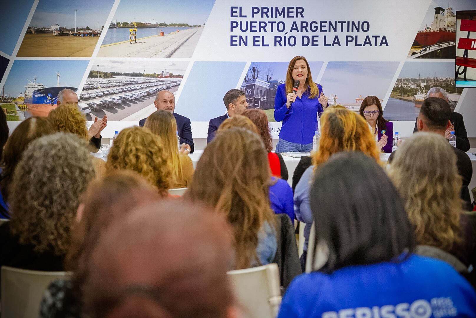 Estela Díaz encabezó el encuentro en Ensenada. 