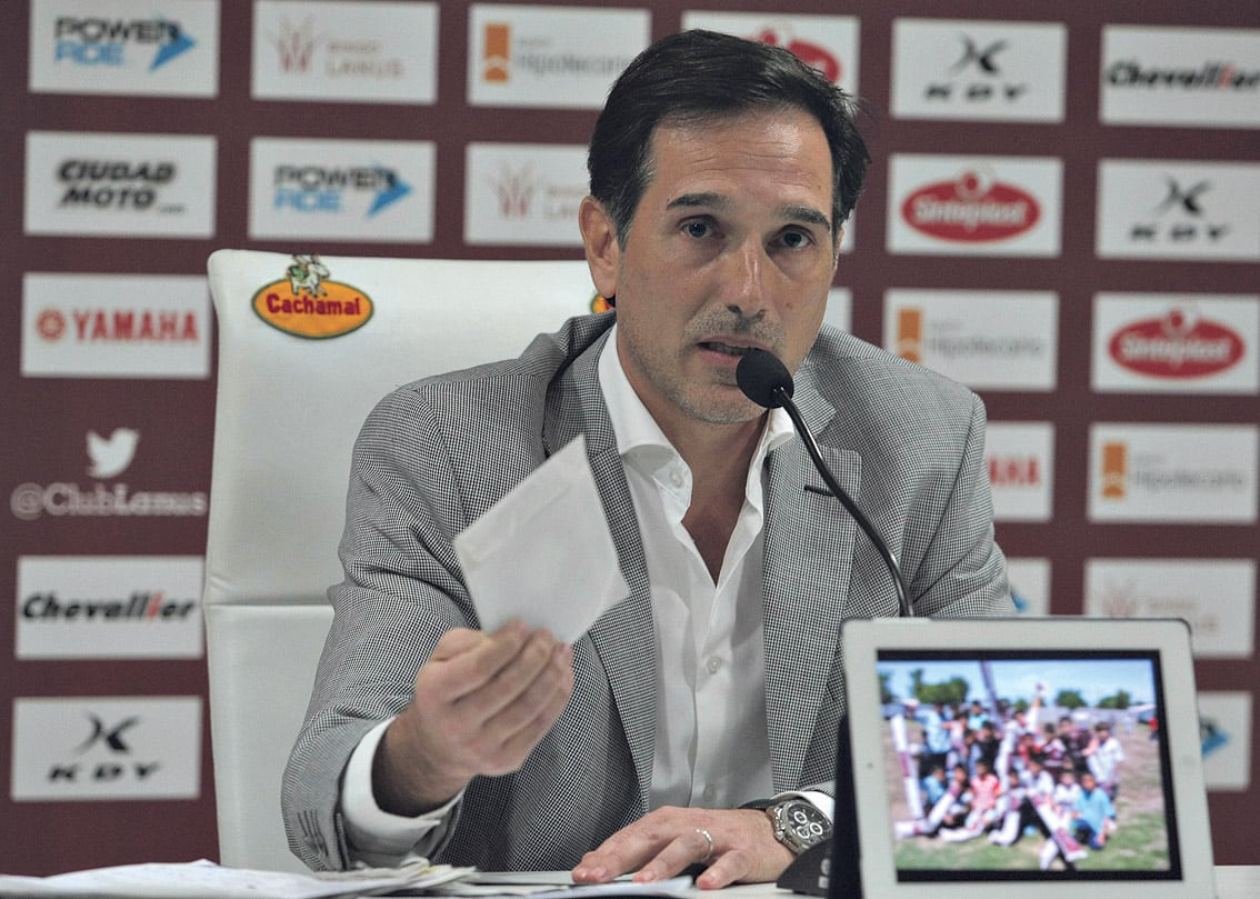 Alejandro Marón, ex presidente de Lanús y actual asesor del Comité de Regularización.